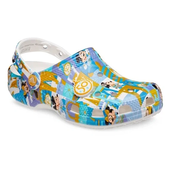 Walt Disney World 50th Anniversary Crocs Mickey & Minnie Adult Size - NEW - Picture 5 of 8